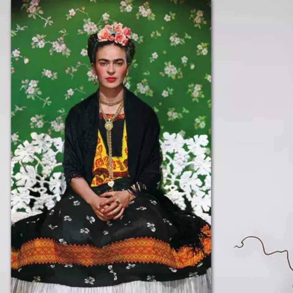 FEMINIST ART Canvas Print 30 X 45 cm PHOTO VOGUE COVER 1950's  GREEN BACKGROUND